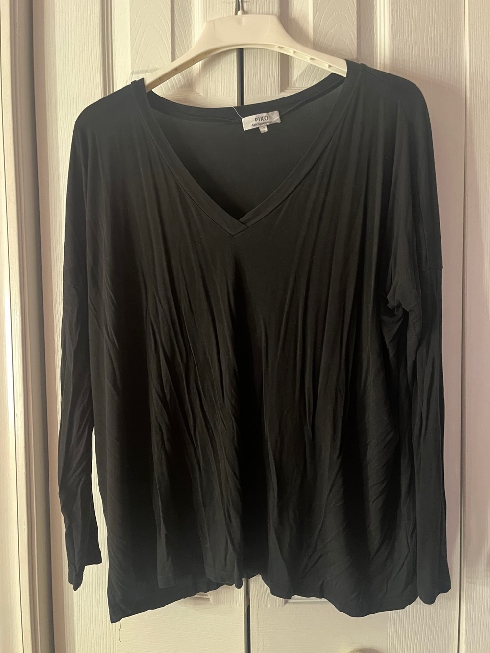 Long sleeve Piko top